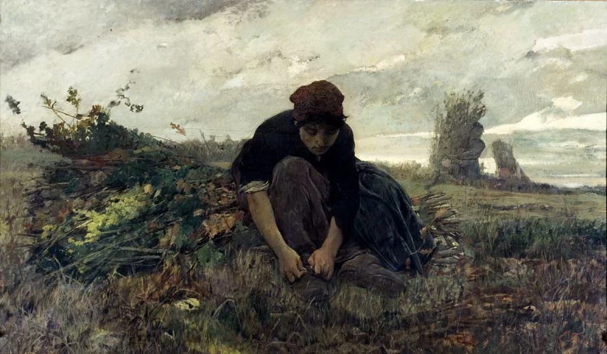 La Boscaiola. paesaggio - Palazzo Belle Arti, Roma
